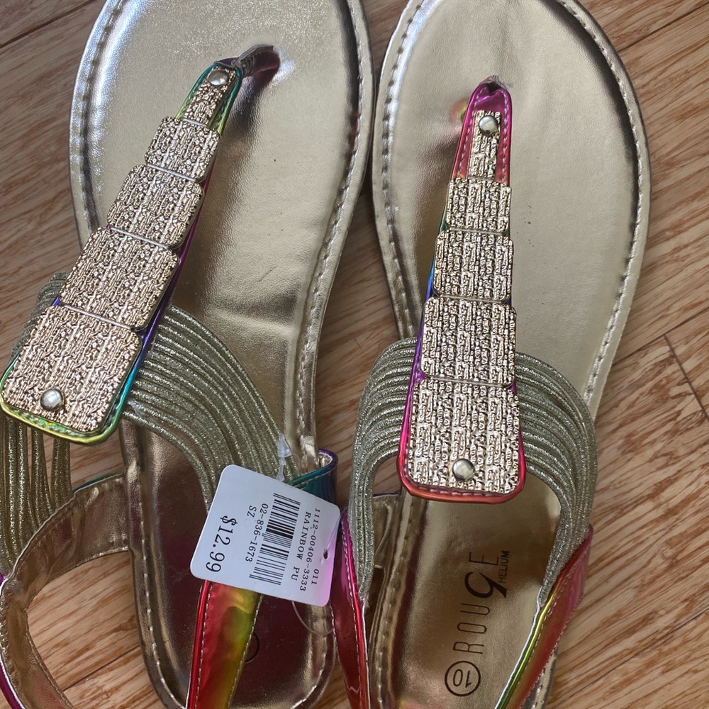 Rainbow 🌈 Sandals - Picture 3 of 9